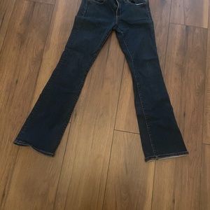 Banana Republic dark blue Boot jeans